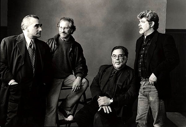 Martin Scorsese, Steven Spielberg, Francis Ford Coppola, George LUcas - Anne Leibnovitz